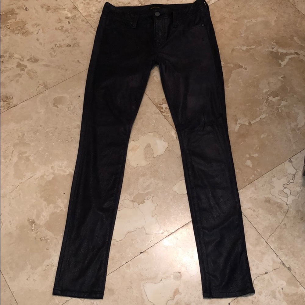 Genetic Denim leather like jeans